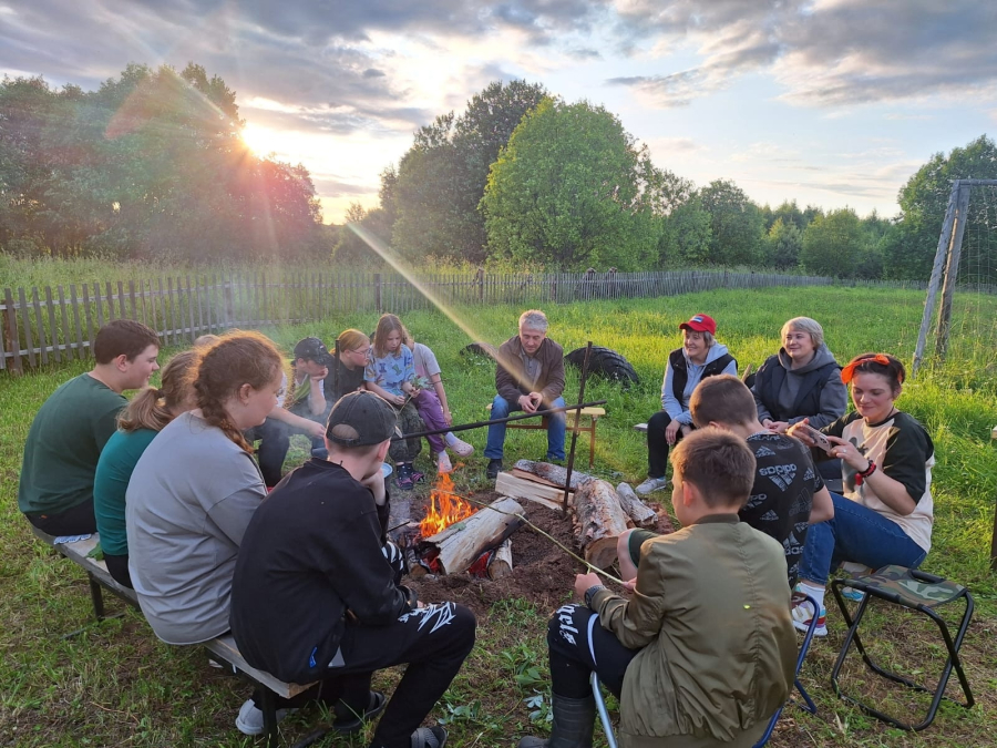Палаточный лагерь в Павино