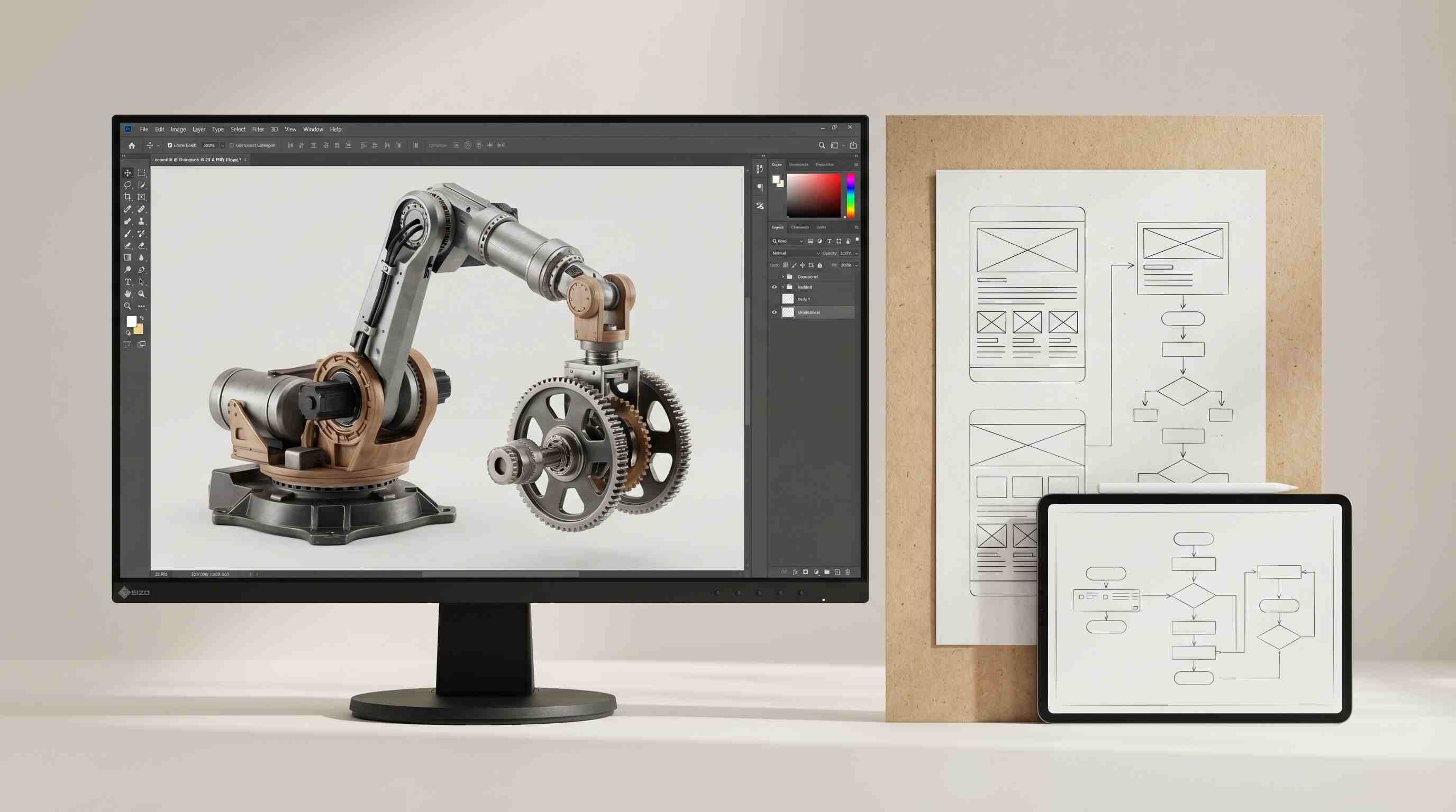 2D и 3D анимация в графическом ролике для деловой коммуникации