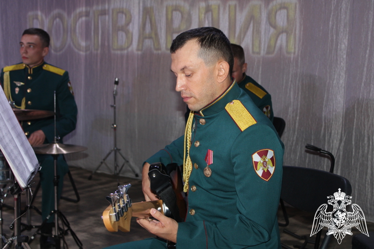 В Липецке прошел первый этап смотра-конкурса военных оркестров Росгвардии