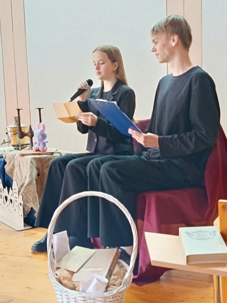 Театрализованный информационный час к 110-летию Константина Симонова прошёл в новополоцком лицее