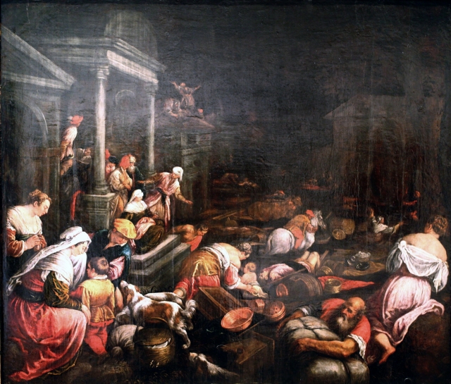 Джироламо Бассано. Потоп. 1590