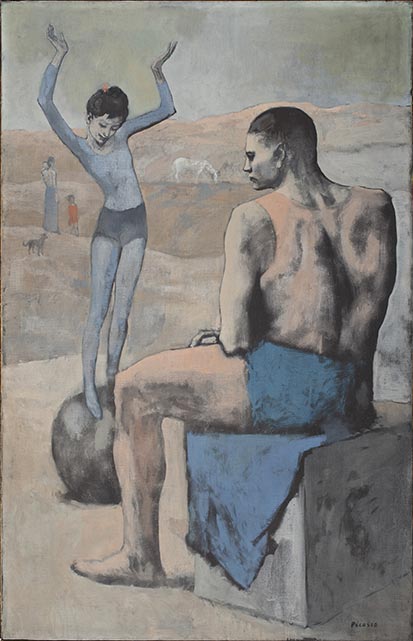 Пабло Пикассо, Девочка на шаре. 1905, Коллекция ГМИИ им. А.С. Пушкина