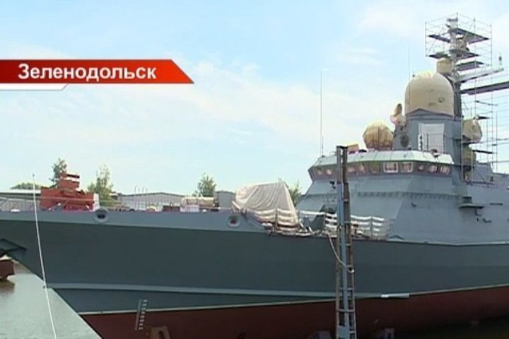 В состав ВМФ России приняли малый ракетный корабль «Туча», построенный в Зеленодольске