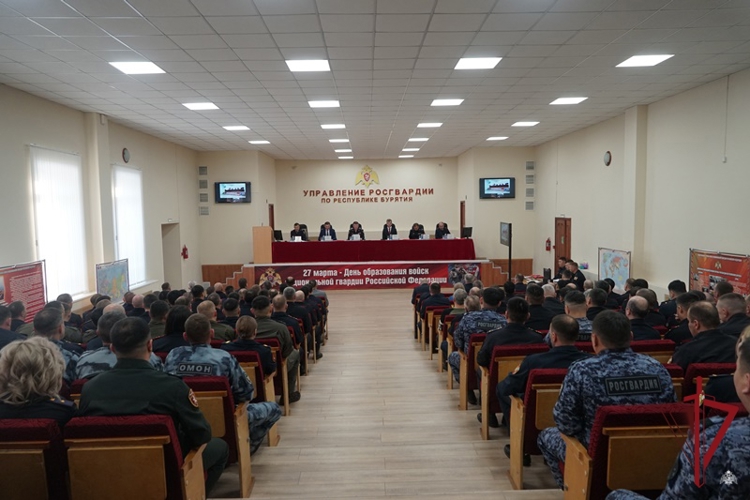 В Бурятии Управление Росгвардии подвело итоги служебно-боевой деятельности за год