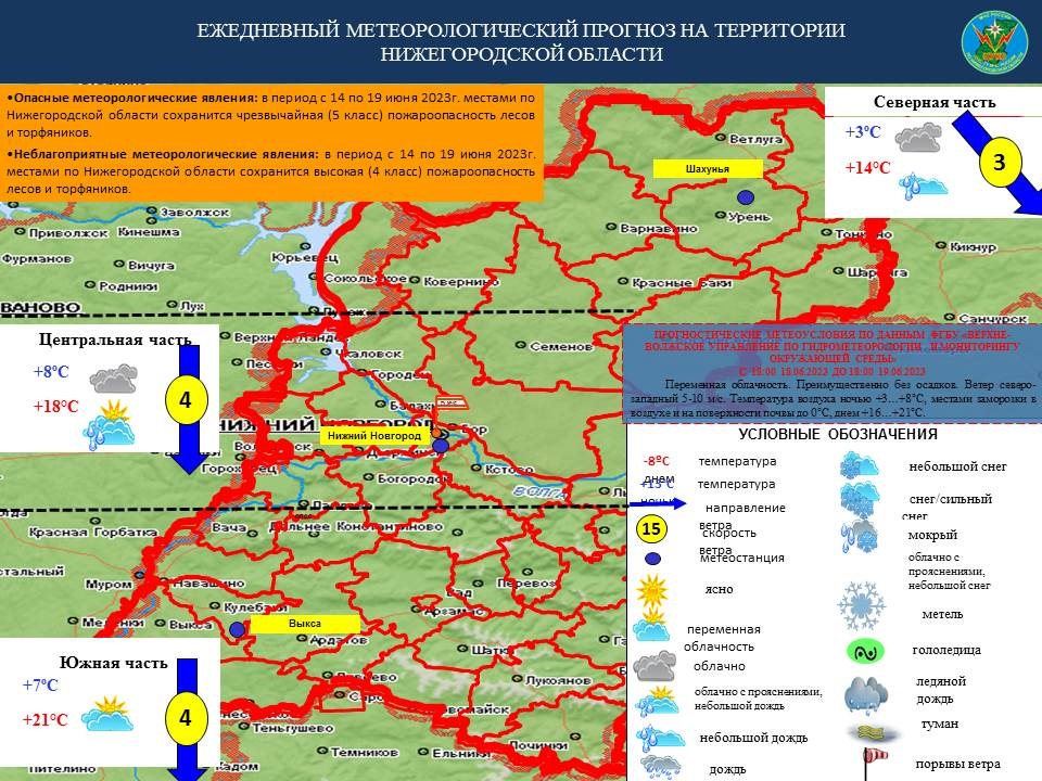 Погода нижегородская область поселок северный