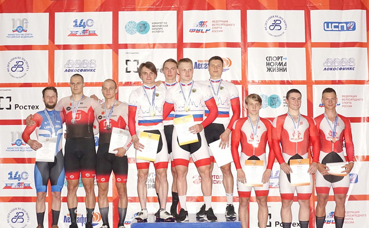 Тульские велосипедисты завоевали медали в Санкт-Петербурге
