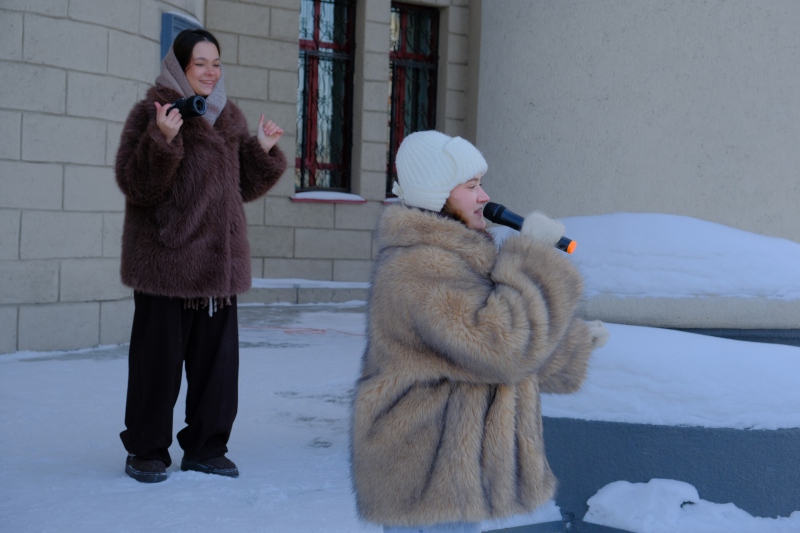 Мороз не страшен для творчества