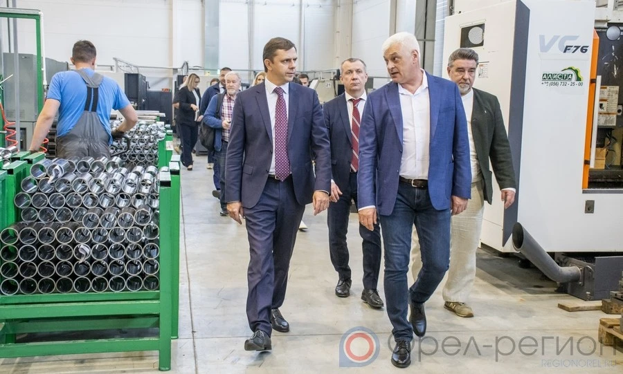 Андрей Клычков посетил орловский индустриальный парк ООО «Регион 57»