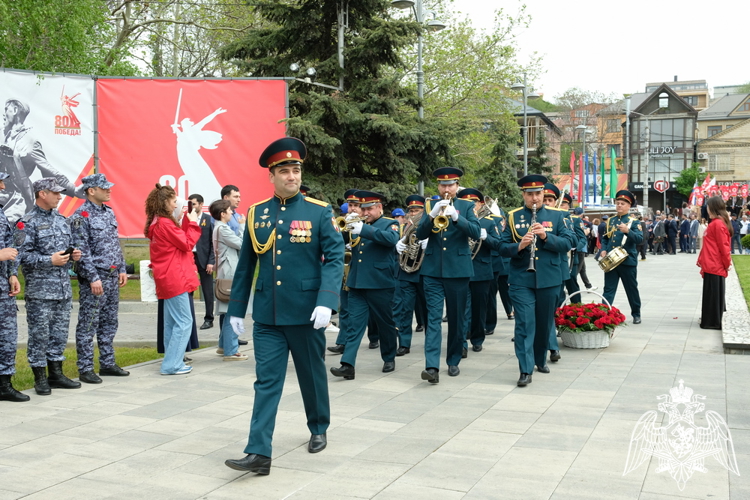 В Дагестане росгвардейцы приняли участие в акции «Вахта памяти»