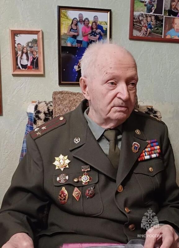 Юрию Рассадину — 89! Легенда пожарной охраны принимает поздравления