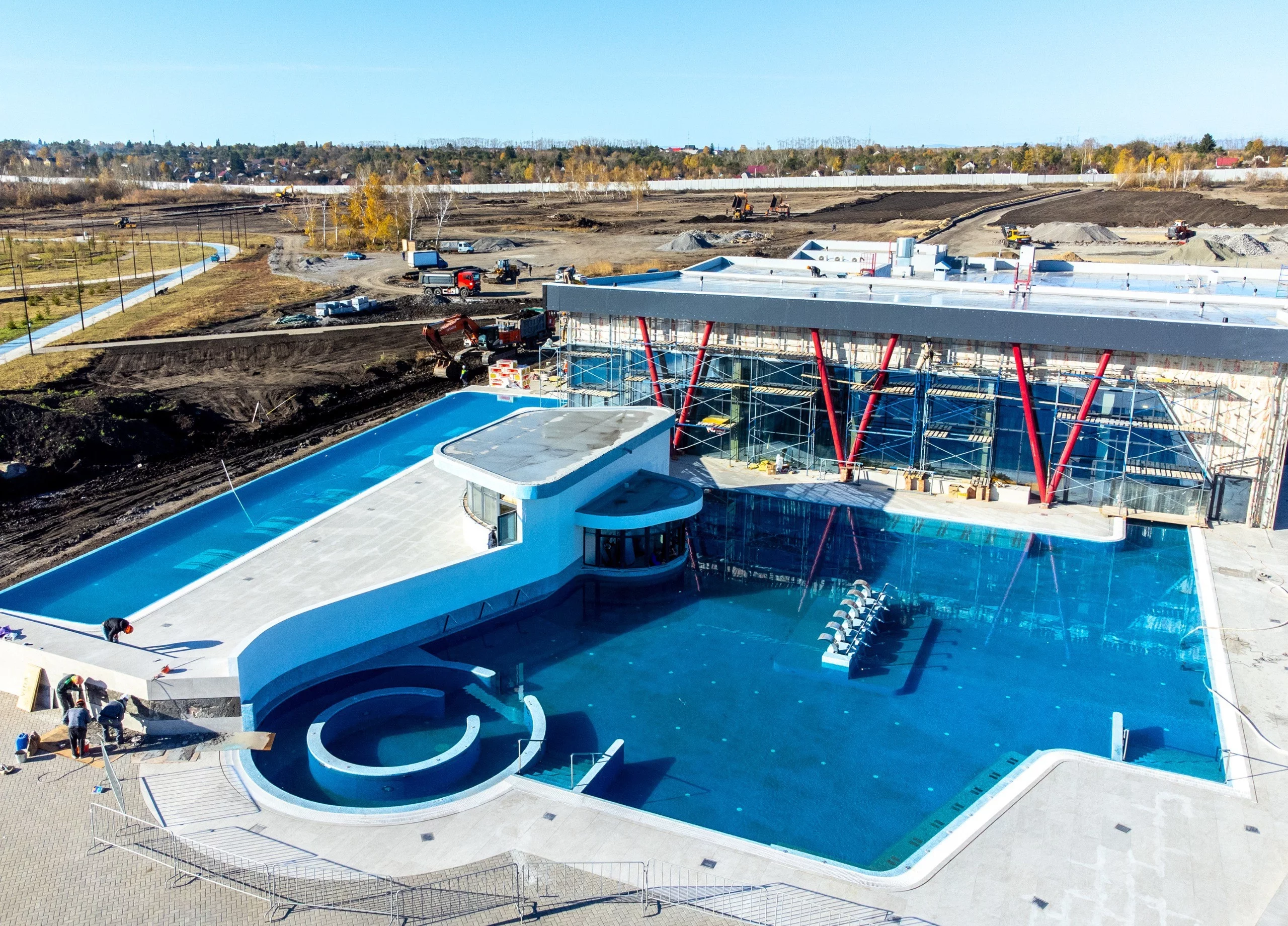 В Магнитогорске близится к завершению строительство термального комплекса