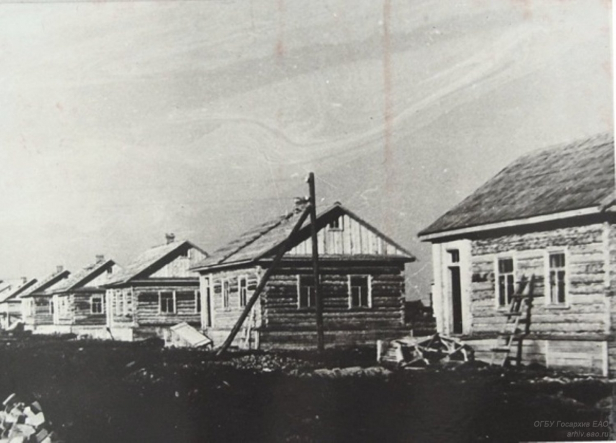 Новый поселок станции Тихонькая, где ныне построен областной центр Биробиджан