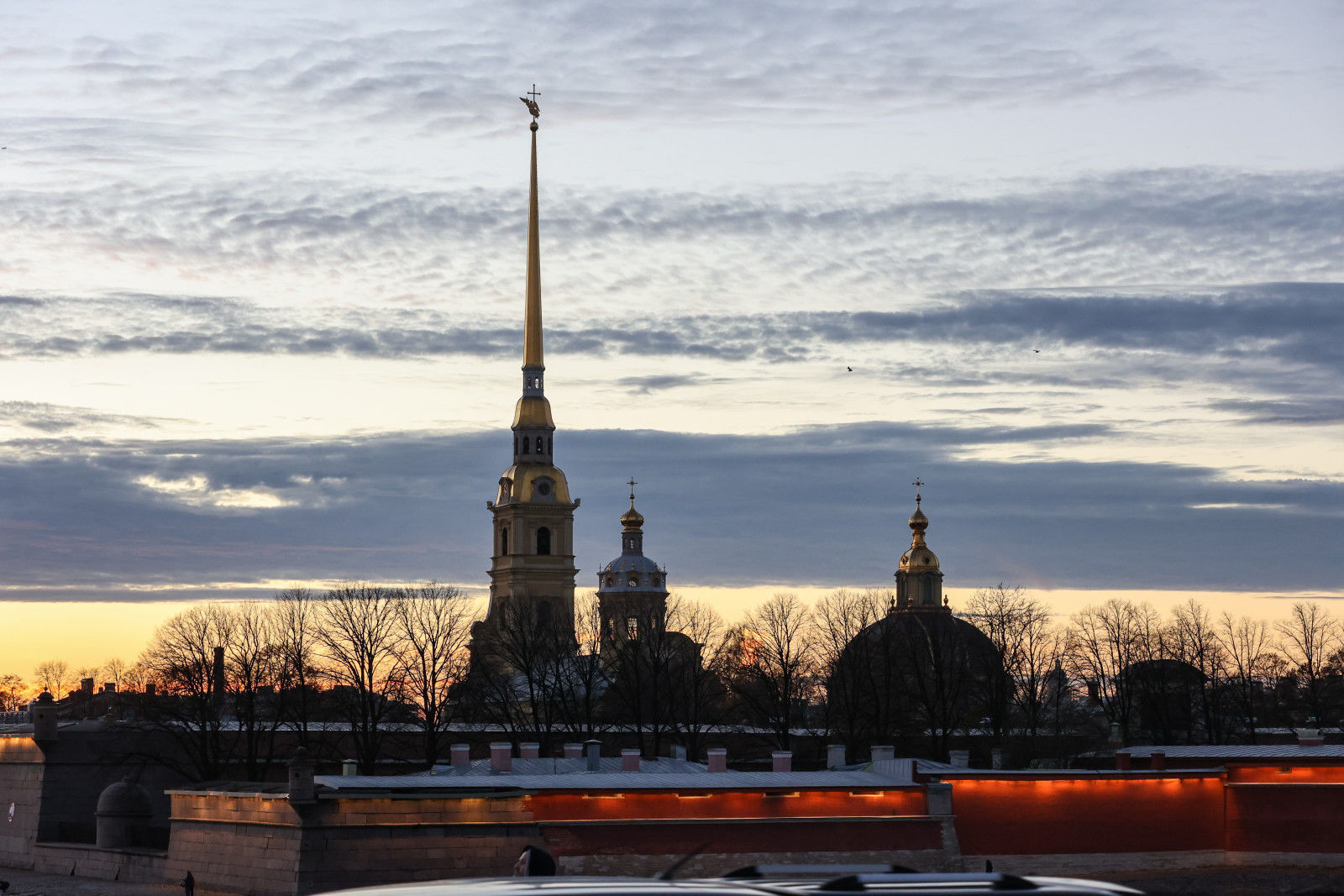 Петропавловская крепость в Санкт Петербурге пляж
