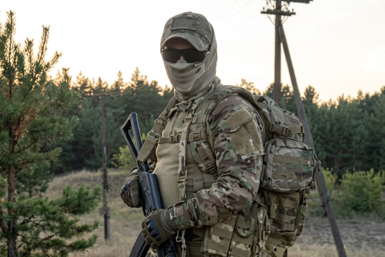 Военнослужащий штурмового отряда с позывным Вантэс