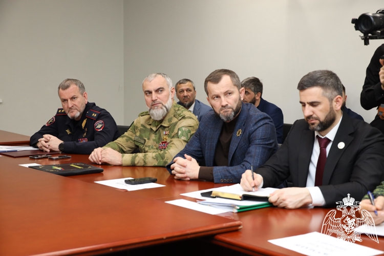 Начальник Управления Росгвардии по Чеченской Республике принял участие в заседании Оперативного штаба