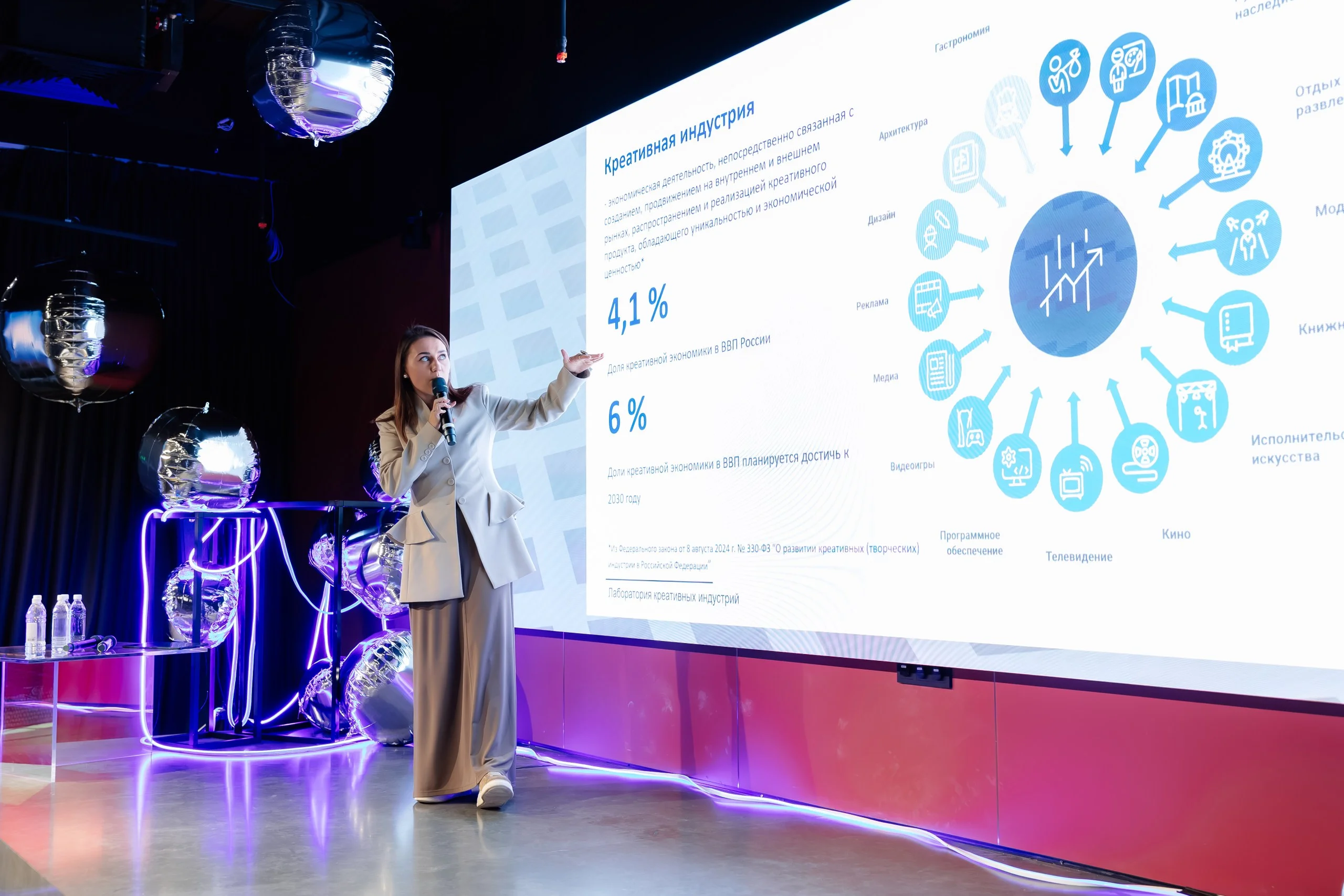 Компания «Терра Тех» рассказала о комплексе геосервисов «Цифровая Земля» для Роскосмоса, а Лидия Рой, директор Центра креативной экономики Московской школы управления СКОЛКОВО, председатель Совета ТПП РФ по креативным индустриям и преподаватель авторского курса «Экономика впечатлений» в Школе коммуникаций НИУ ВШЭ, — о применении ИИ в креативных индустриях и экономике впечатлений.