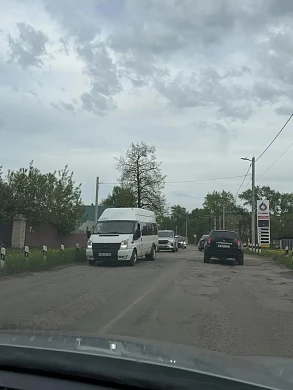 Новая дорога, ведущая к выезду на Кинешму разрушена