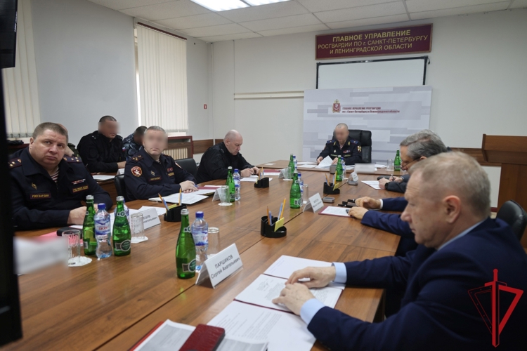 Руководство ГУ Росгвардии приняло участие в заседании оперативного штаба Северо-Западного округа войск национальной гвардии России