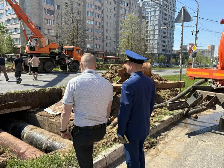 Прокуратура контролирует коммунальную аварию на правобережье Калуги