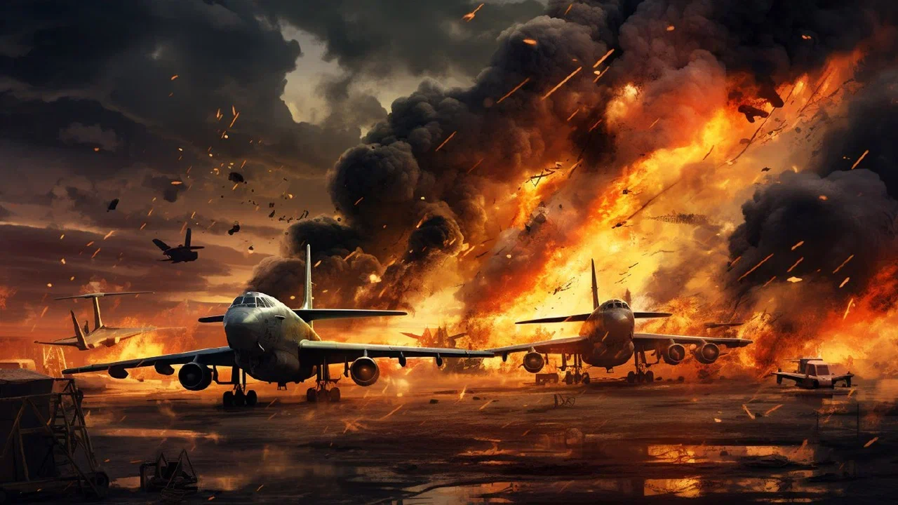 Уничтожены шесть русских самолётов: Налёт на авиабазу Морозовск - Reuters играет за парня в хаки