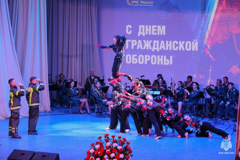 Праздничный концерт ко Дню гражданской обороны