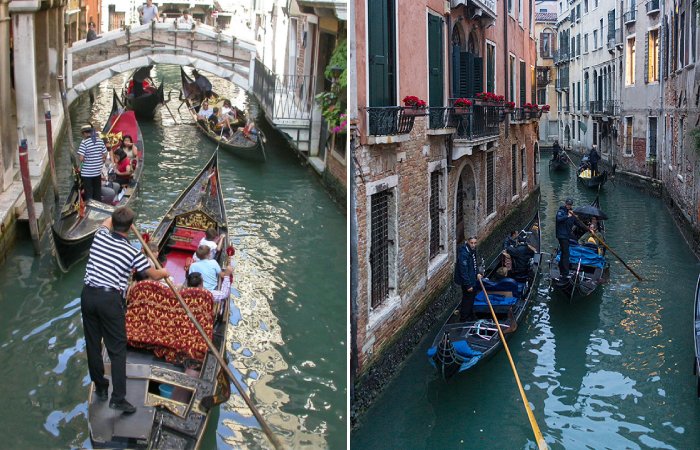 Гондолы всегда были символом Венеции!