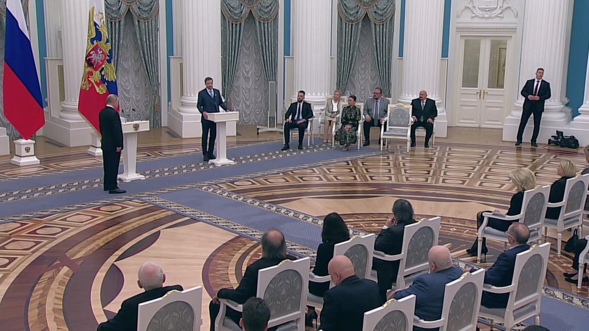 В Кремле прошла церемония вручения премий президента
