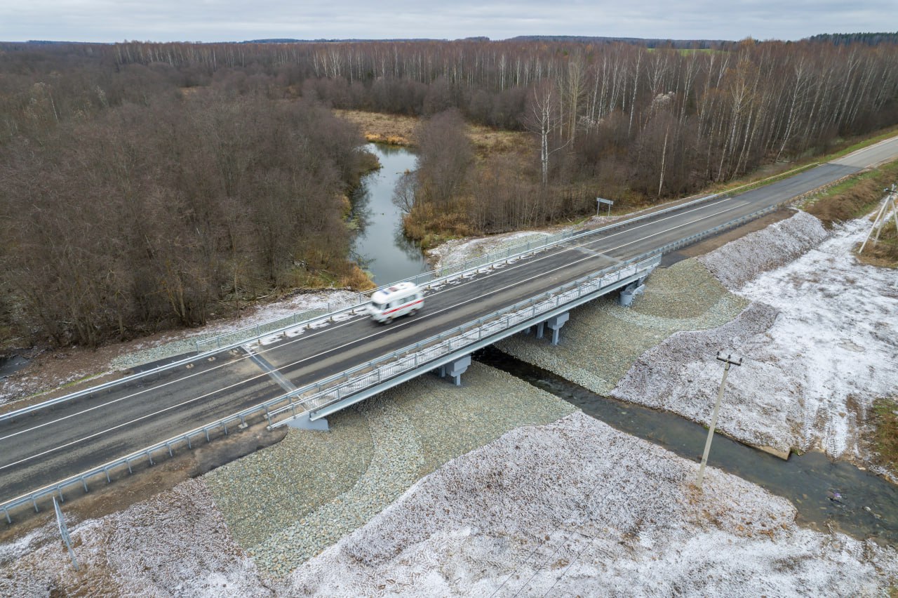 В Кировской области отремонтировали мост через реку Кырмыжку