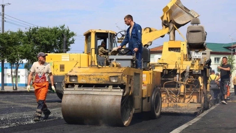 На Сахалине продолжается ремонт ключевых объектов дорожной инфраструктуры