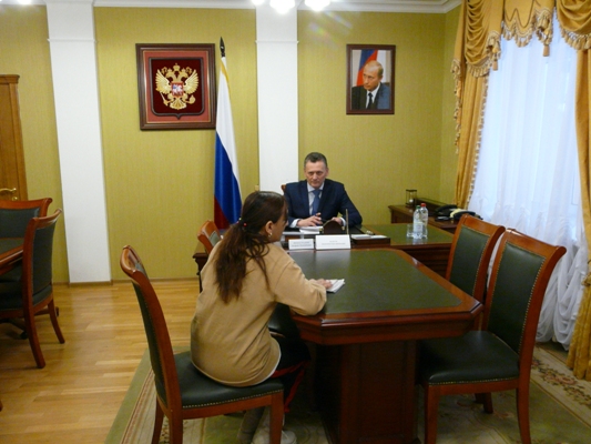 Начальник УФСИН России по Костромской области провел личный прием граждан в приемной президента Российской Федерации