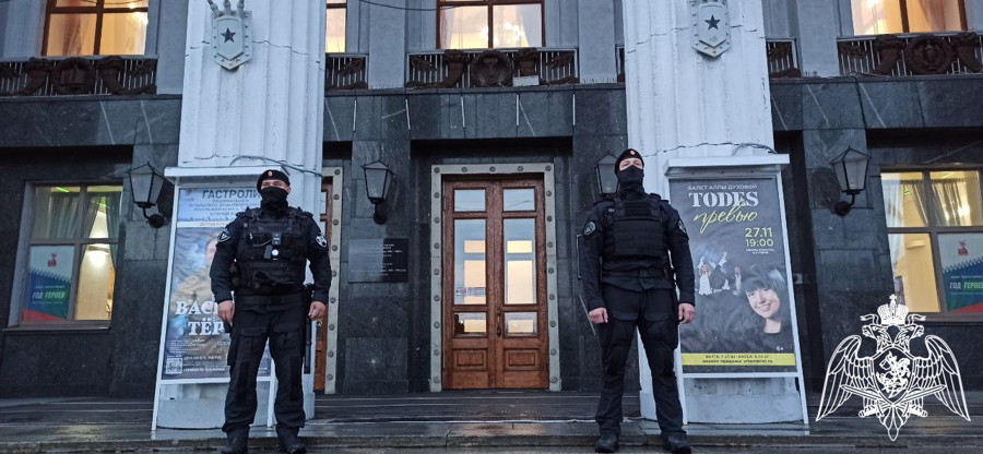 В Воркуте росгвардейцы обеспечивают правопорядок во время проведения XXV Всероссийской Спартакиады «Заполярные игры»