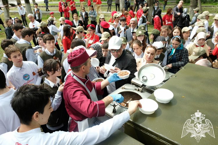 В Дагестане росгвардейцы приняли участие в акции «Вахта памяти»