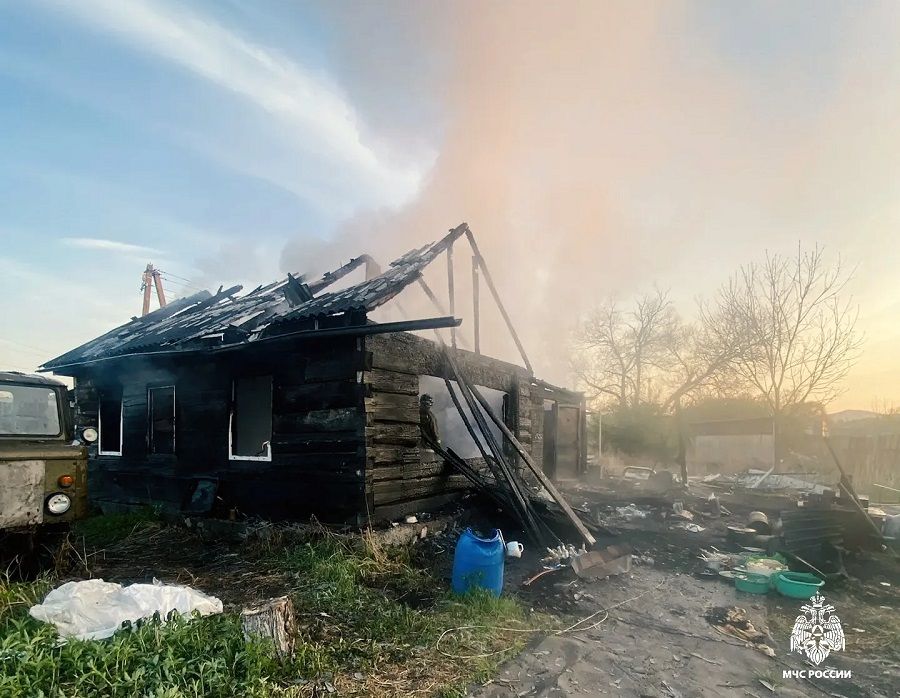 Фото: 25.mchs.gov.ru | Житель Приморья сгорел в своём доме