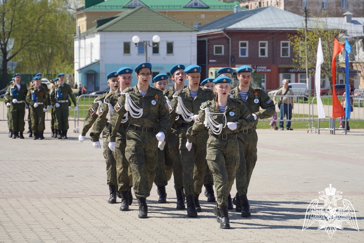 В Костроме представитель Росгвардии принял участие в областном конкурсе «Смотр строя и песни «Плац-парад»