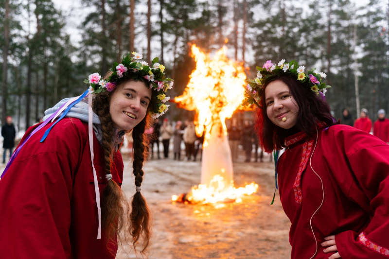 Масленница. Фото предоставлено администрацией «Ягодного» / vk.com/yagodnoeitmo 