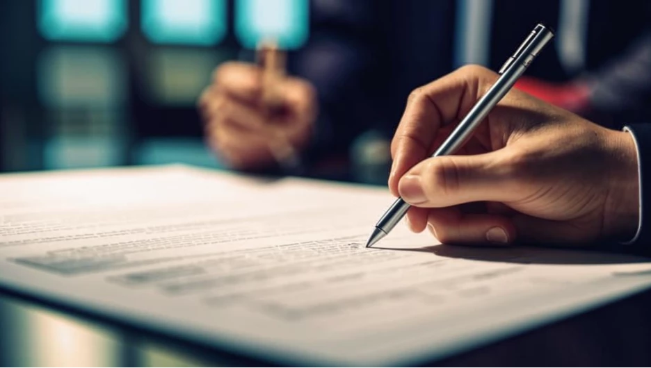 Документы. Подписание документов. Договор.