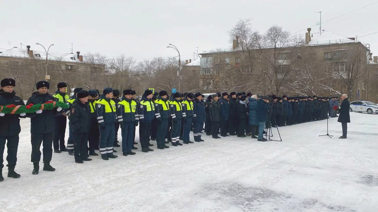 Память погибших полицейских почтили в Магнитогорске