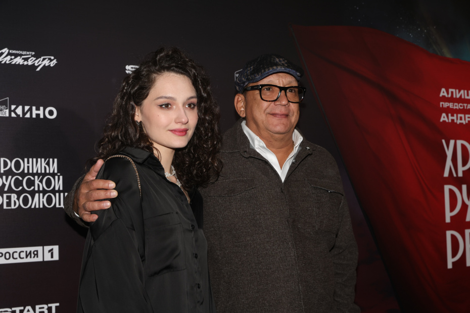 Режиссер Егор Кончаловский с дочерью Марией