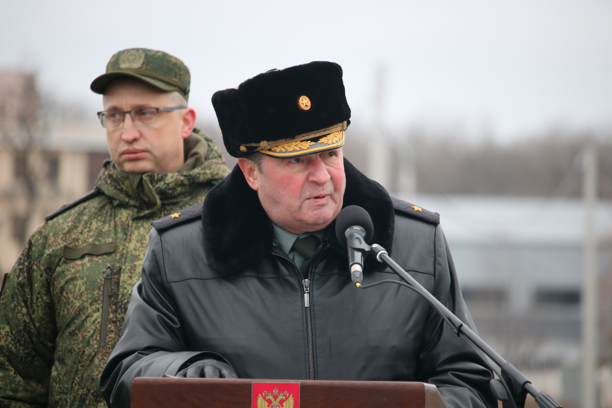 Торжественная церемония закладки камня на месте строительства Новочеркасского высшего командного училища связи