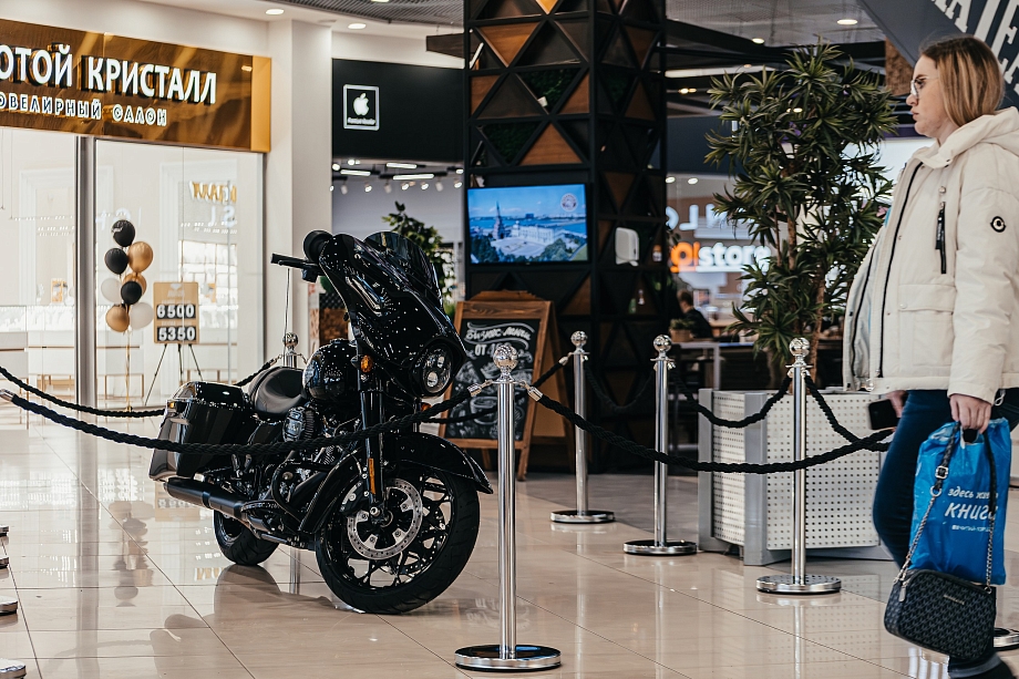 Легенда приезжает в «Омегу»: Harley из фильмов про Капитана Америку в Челнах