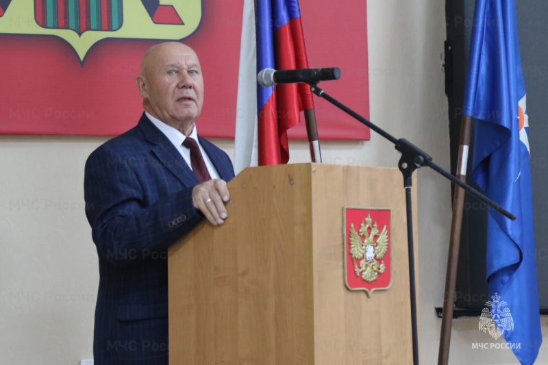 Сотрудники МЧС Забайкалья провели торжественное собрание, посвященное Дню гражданской обороны России