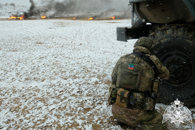 Тактико-специальные занятия спецподразделений Росгвардии прошли в Дагестане