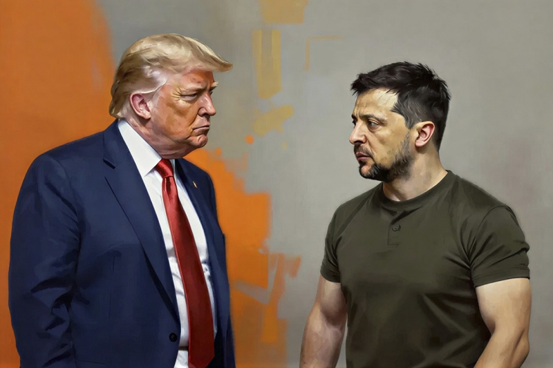 Зеленский и Трамп