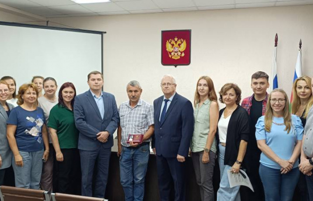 Работнику Управления Портнягину И.В. вручена медаль Республики Коми «За верность долгу»