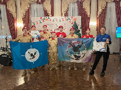 Таймырские юнармейцы посетили в Красноярске праздник новогоднего волшебства 