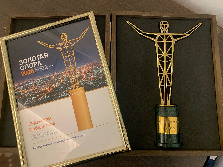Энергетики вручили престижную премию «Золотая опора» - 2025