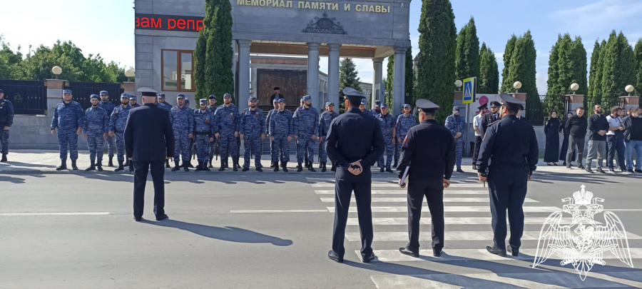 Росгвардейцы Ингушетии приняли участие в торжествах по случаю Дню Победы