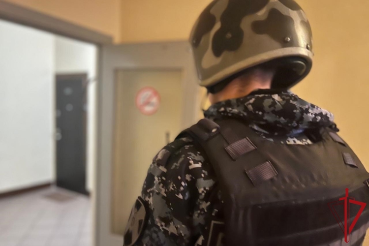 Росгвардейцы задержали рецидивиста, пытавшегося с помощью монтировки выломать дверь квартиры жительницы Московского района