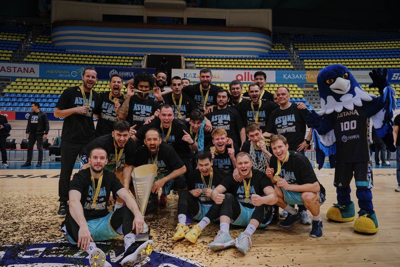 Клуб-участник Лиги ВТБ «Астана» – победитель чемпионата Казахстана в сезоне-2024/25