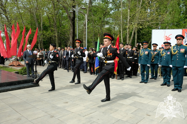 В Дагестане росгвардейцы приняли участие в акции «Вахта памяти»